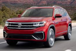 2022 Volkswagen Atlas SEL front left in red